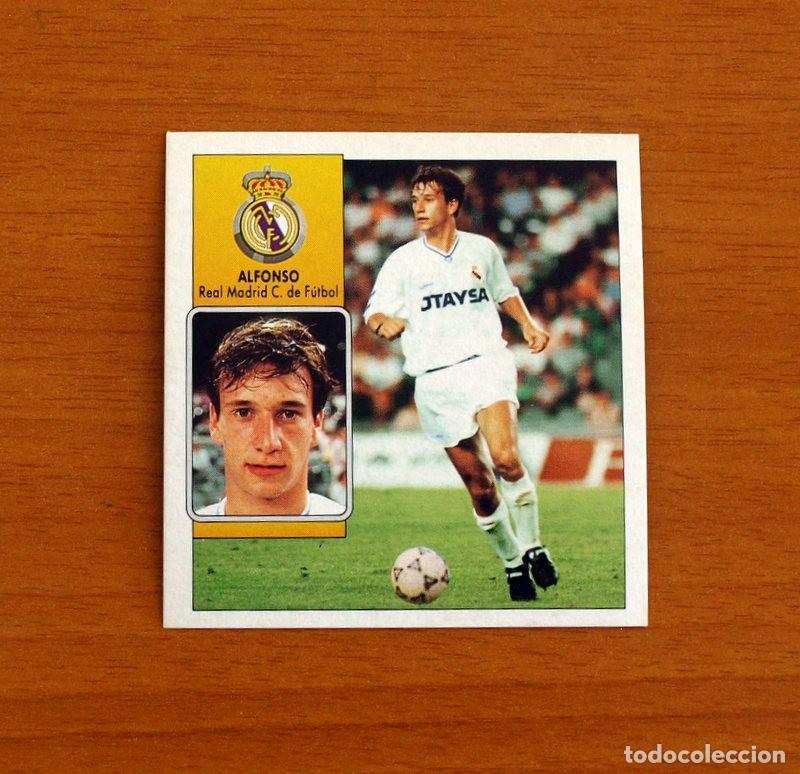 Cromos de F&uacute;tbol: Real Madrid - Alfonso - Ediciones Este Liga 1992-1993, 92-93 - Nunca pegado