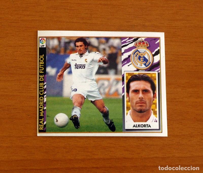 Cromos de F&uacute;tbol: Real Madrid - Alkorta - Baja - Ediciones Este Liga 1997-1998, 97-98 - Nunca Pegado