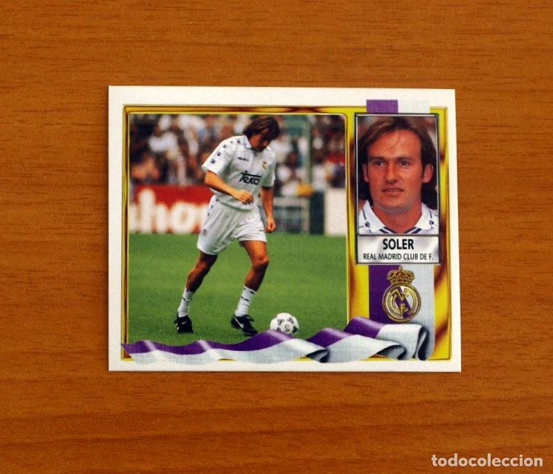 Cromos de F&uacute;tbol: Real Madrid - Soler - Fichaje n&ordm; 14 - Ediciones Este Liga 1995-1996, 95-96 - Nunca Pegado