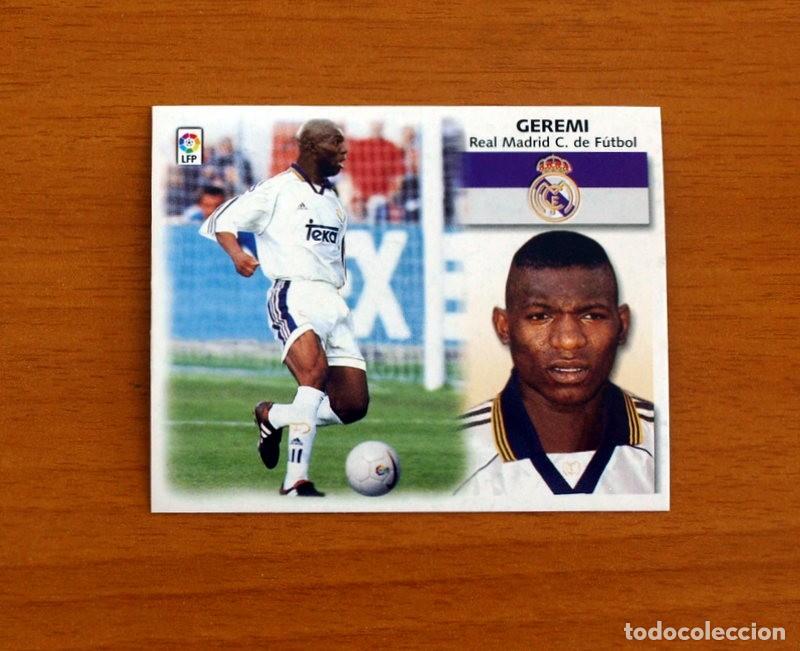Cromos de Futebol: Real Madrid - Geremi - Ediciones Este Liga 1999-2000, 99-00 - Nunca Pegado
