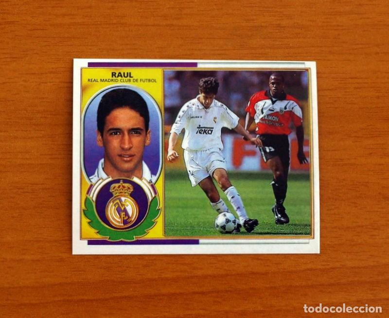 Cromos de F&uacute;tbol: Real Madrid - Ra&uacute;l - Ediciones Este Liga 1996-1997, 96-97 - Nunca Pegado