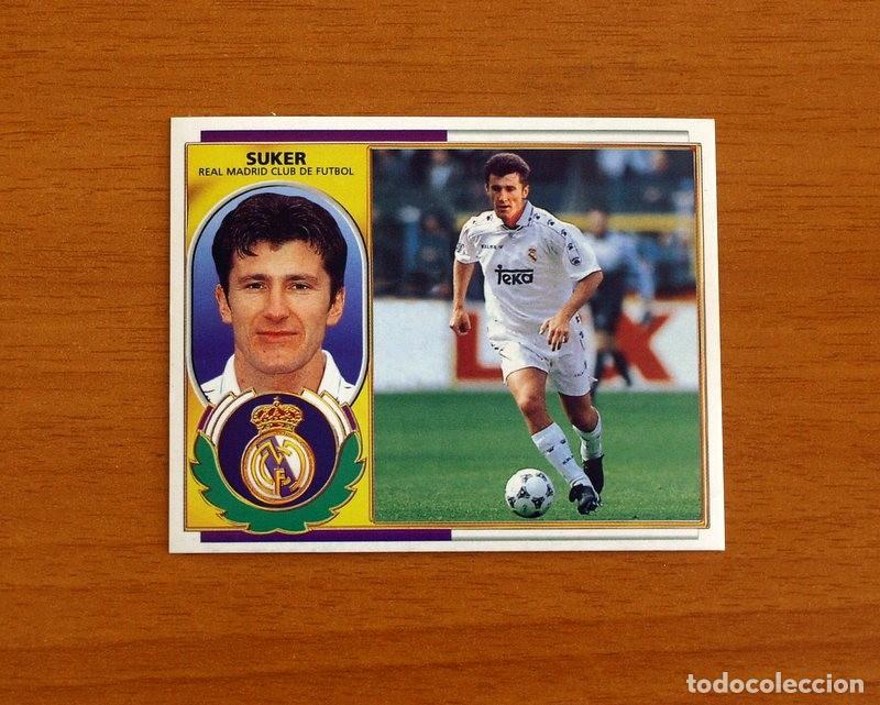 Cromos de F&uacute;tbol: Real Madrid - Suker - Versi&oacute;n - Ediciones Este Liga 1996-1997, 96-97 - Nunca Pegado