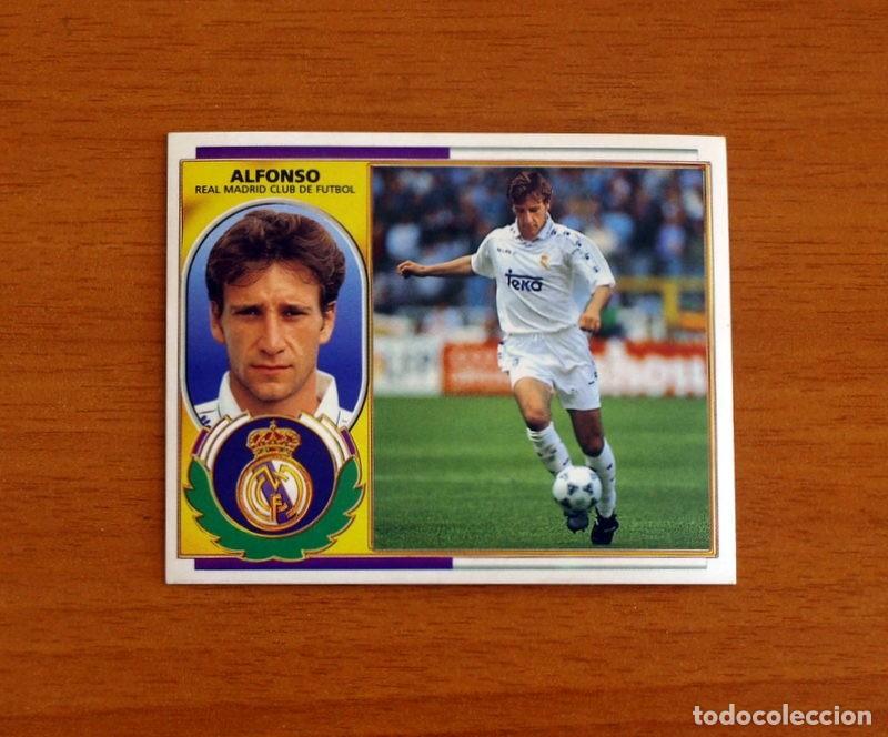 Cromos de F&uacute;tbol: Real Madrid - Alfonso - BAJA -Versi&oacute;n- Ediciones Este Liga 1996-1997, 96-97 - Nunca Pegado