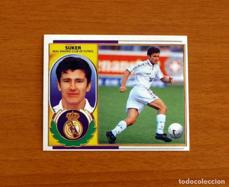 Cromos de F&uacute;tbol: Real Madrid - Suker - Versi&oacute;n - Ediciones Este Liga 1996-1997, 96-97 - Nunca Pegado
