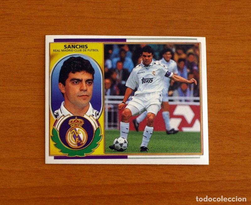 Cromos de F&uacute;tbol: Real Madrid - Sanchis - Ediciones Este Liga 1996-1997, 96-97 - Nunca Pegado