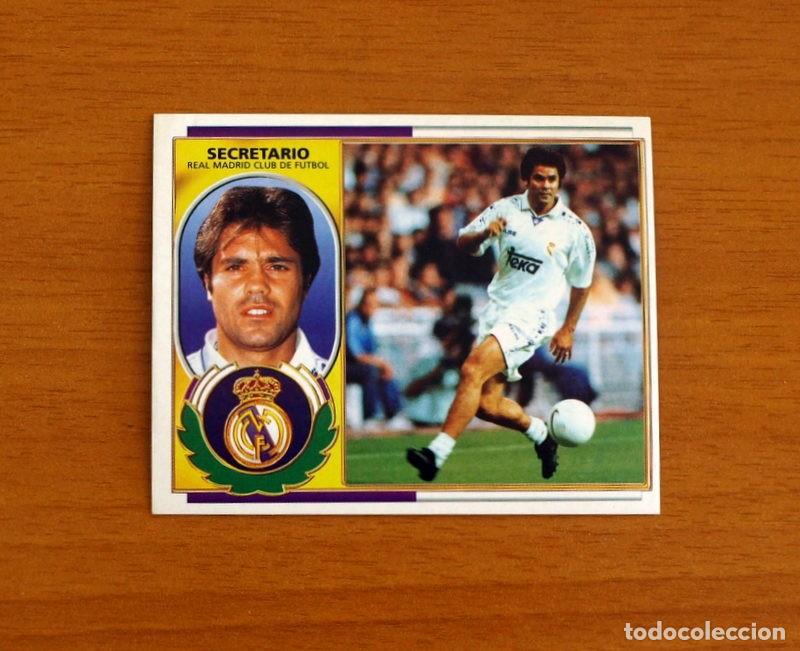 Cromos de F&uacute;tbol: Real Madrid - Secretario, Fichaje n&ordm; 18 - Ediciones Este Liga 1996-1997, 96-97 - Nunca Pegado