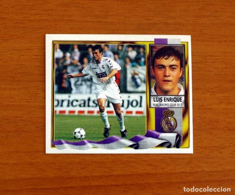Cromos de F&uacute;tbol: Real Madrid - Luis Enrique - Ediciones Este Liga 1995-1996, 95-96 - Nunca Pegado