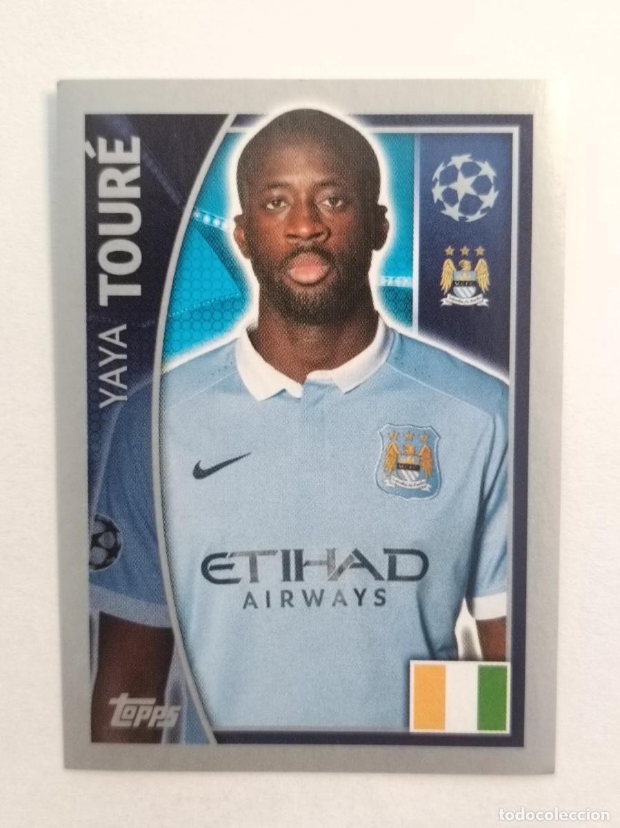 Cromos de Futebol: #254 YAYA TOURE (MANCHESTER CITY) UEFA CHAMPIONS LEAGUE 2015/2016 TOPPS