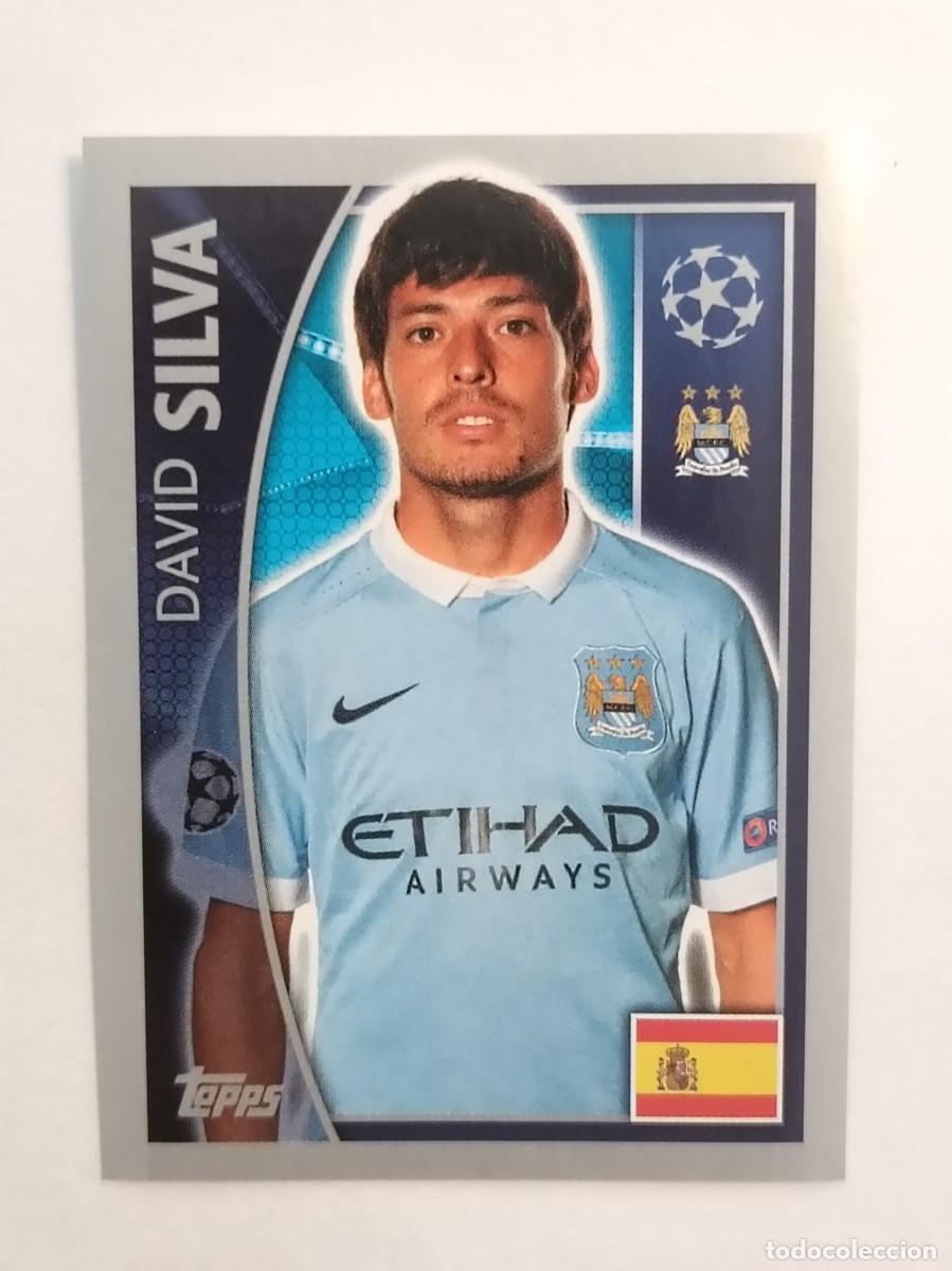 Fu&szlig;ball-Sticker: #255 SILVA (MANCHESTER CITY) UEFA CHAMPIONS LEAGUE 2015/2016 TOPPS