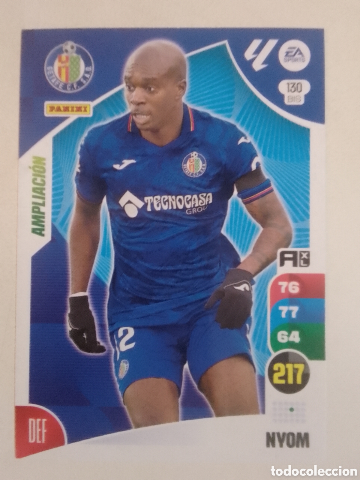 Fu&szlig;ball-Sticker: Adrenalyn XL 2024-25 n&deg; 130 BIS Nyom &bull; Getafe. AMPLIACI&Oacute;N.