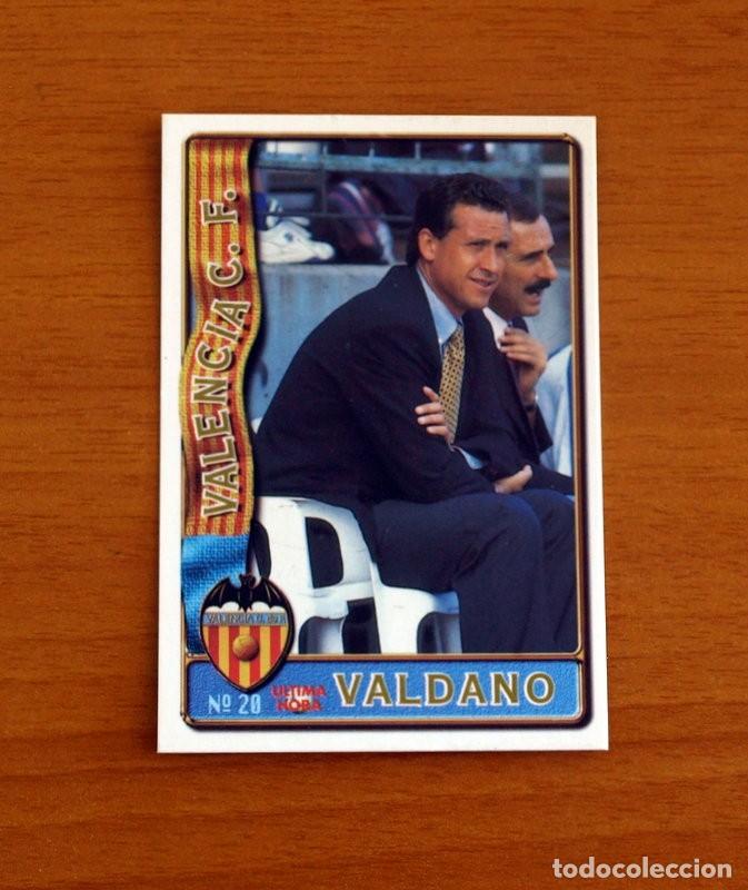 Cromos de F&uacute;tbol: Valencia-N 20 Valdano Entrenador-&Uacute;ltima Hora-Mundicromo Las Fichas de la Liga F&uacute;tbol 1996-1997-96-97