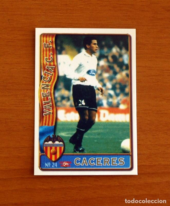 Cromos de F&uacute;tbol: Valencia -N&ordm; 24 C&aacute;ceres -&Uacute;ltima Hora -Mundicromo Las Fichas de la Liga de F&uacute;tbol 1996-1997-96-97