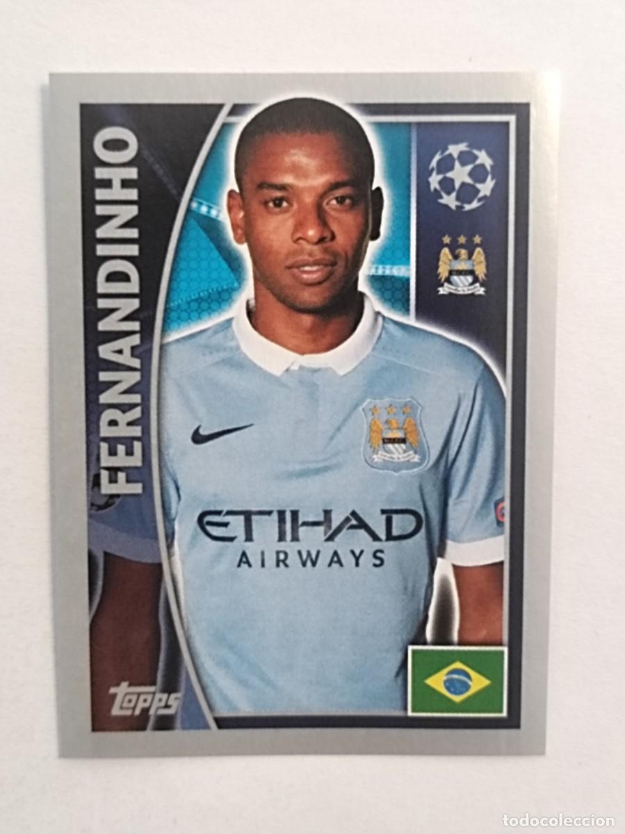 Cromos de F&uacute;tbol: #258 FERNANDINHO (MANCHESTER CITY) UEFA CHAMPIONS LEAGUE 2015/2016 TOPPS