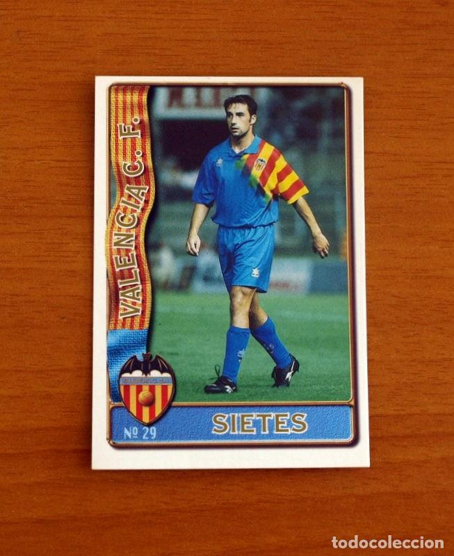 Cromos de F&uacute;tbol: Valencia -N&ordm; 29 Sietes -Mundicromo Las Fichas de la Liga de F&uacute;tbol 1996-1997-96-97