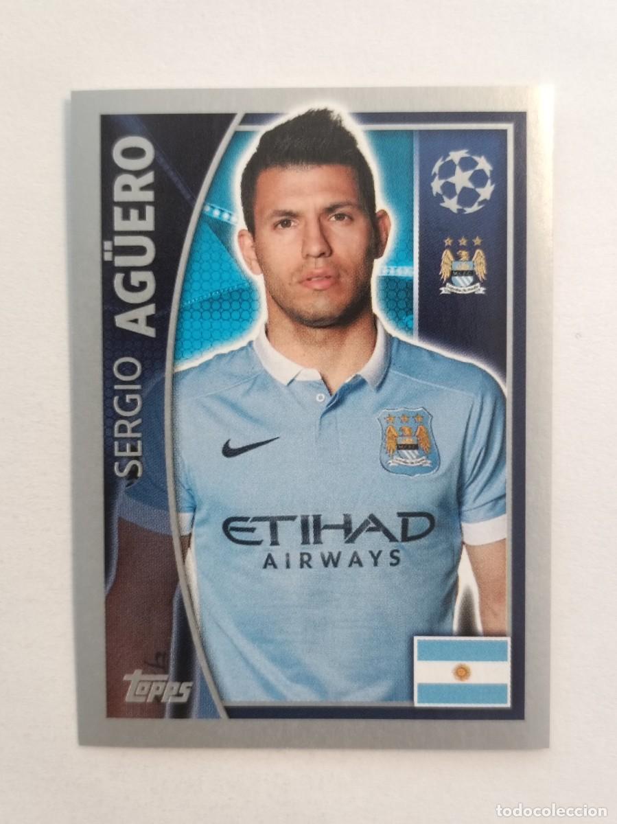Cromos de F&uacute;tbol: #260 AG&Uuml;ERO (MANCHESTER CITY) UEFA CHAMPIONS LEAGUE 2015/2016 TOPPS