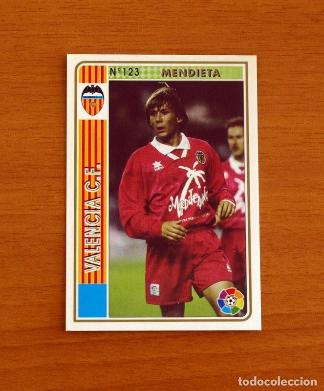 Cromos de F&uacute;tbol: Valencia -N&ordm; 123 Mendieta -Mundicromo Las Fichas de la Liga 1994-1995-94-95