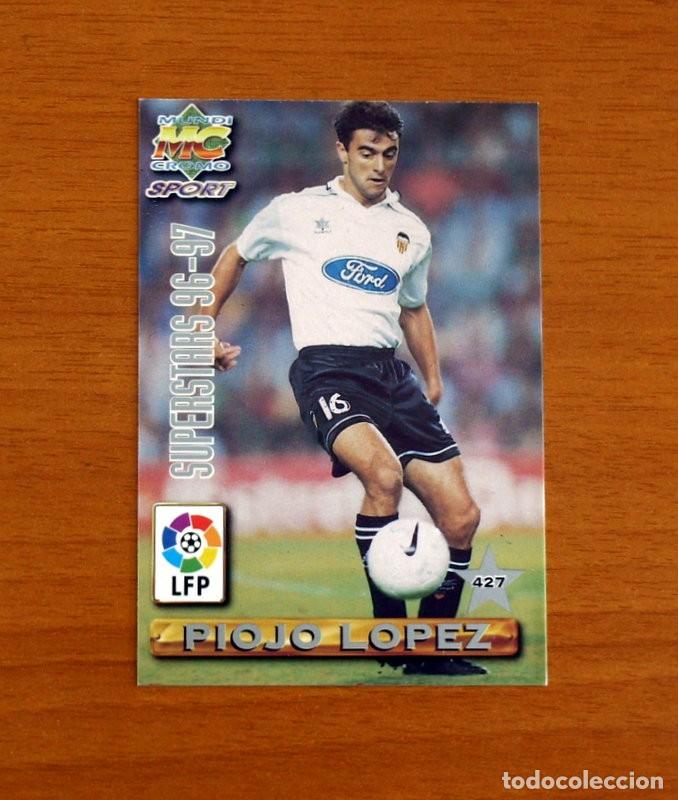 Cromos de F&uacute;tbol: Valencia - N&ordm; 427 Piojo L&oacute;pez-Zubizarreta Superstars -Mundicromo Las Fichas Liga 1996-1997-96-97