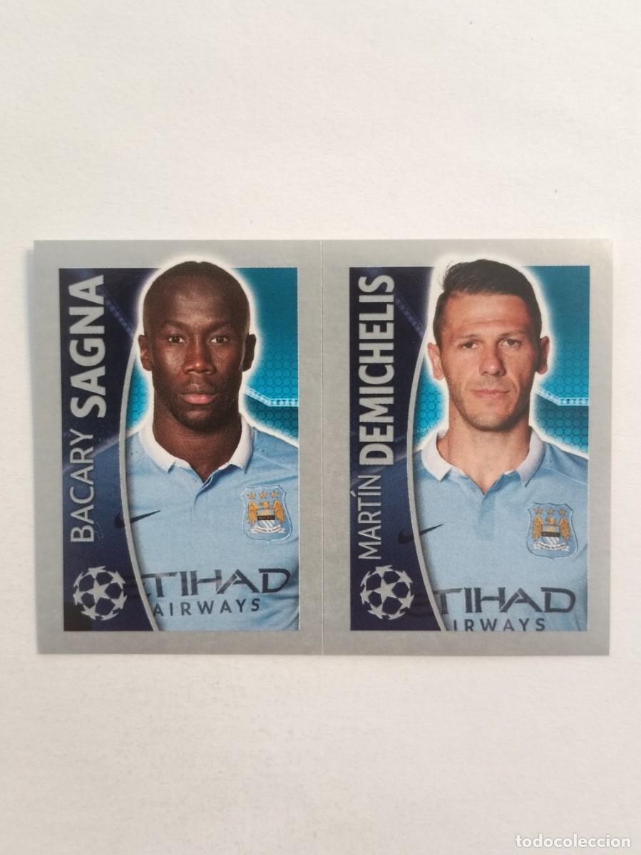 Cromos de F&uacute;tbol: #261 SAGNA-DEMICHELIS (MANCHESTER CITY) UEFA CHAMPIONS LEAGUE 2015/2016 TOPPS