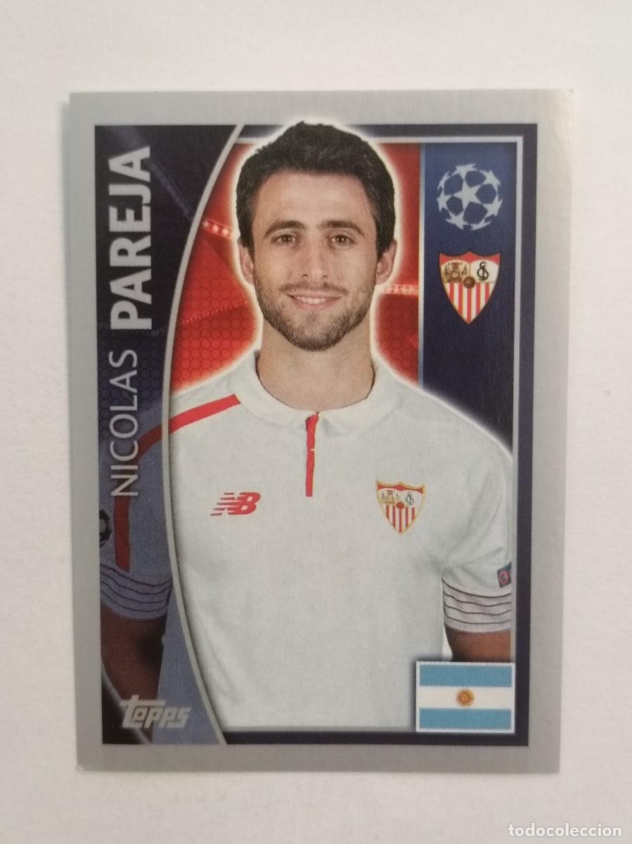 Cromos de F&uacute;tbol: #266 PAREJA (SEVILLA) UEFA CHAMPIONS LEAGUE 2015/2016 TOPPS