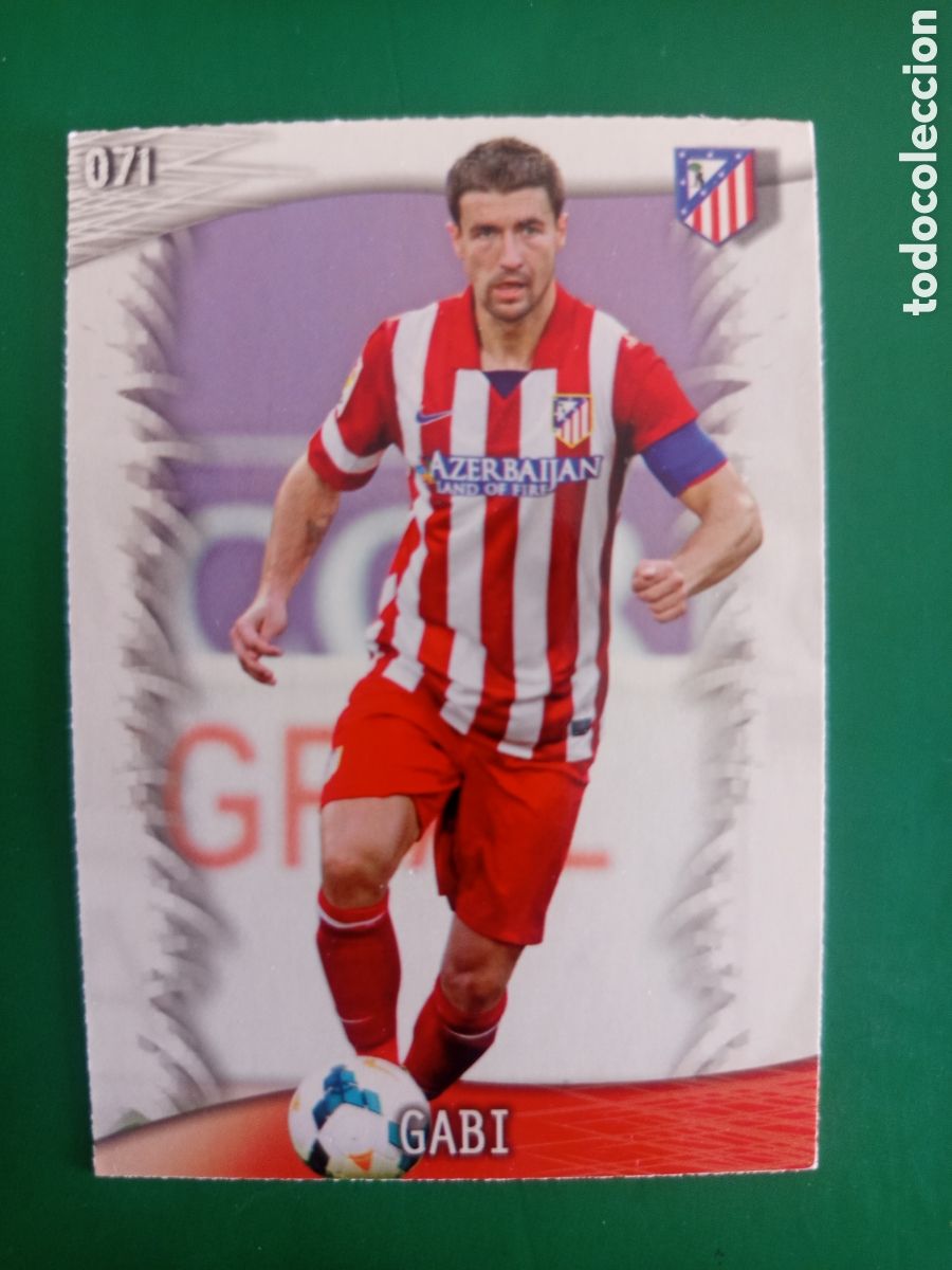 Cromos de F&uacute;tbol: ❇️ CROMO ⚽ GABI ATL&Eacute;TICO DE MADRID 71 FICHAS LIGA QUIZ GAME 2014 13 14 2013 2014 MUNDICROMO ❇️