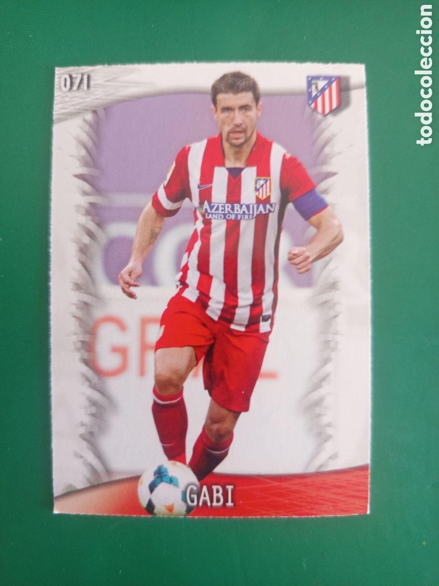 Cromos de F&uacute;tbol: ❇️ CROMO ⚽ GABI ATL&Eacute;TICO DE MADRID 71 FICHAS LIGA QUIZ GAME 2014 13 14 2013 2014 MUNDICROMO ❇️