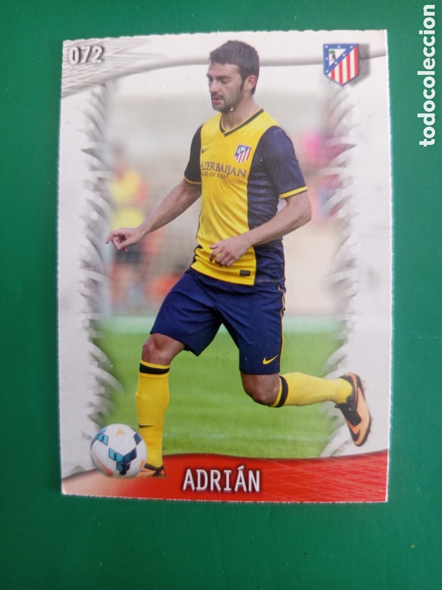 Cromos de F&uacute;tbol: ❇️ CROMO ⚽ ADRI&Aacute;N ATL&Eacute;TICO DE MADRID 72 FICHAS LIGA QUIZ GAME 2014 13 14 2013 2014 MUNDICROMO ❇️