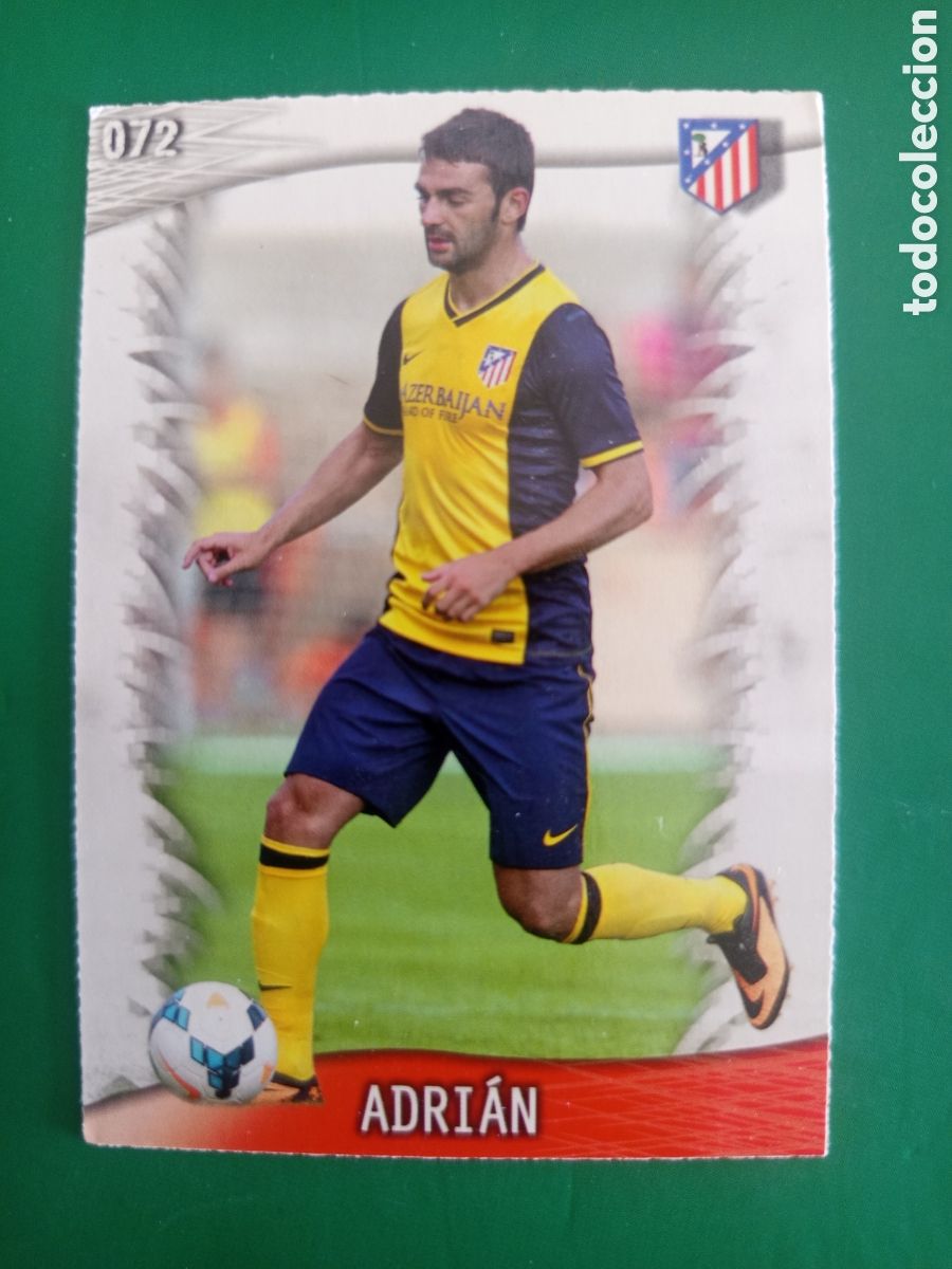 Cromos de F&uacute;tbol: ❇️ CROMO ⚽ ADRI&Aacute;N ATL&Eacute;TICO DE MADRID 72 FICHAS LIGA QUIZ GAME 2014 13 14 2013 2014 MUNDICROMO ❇️