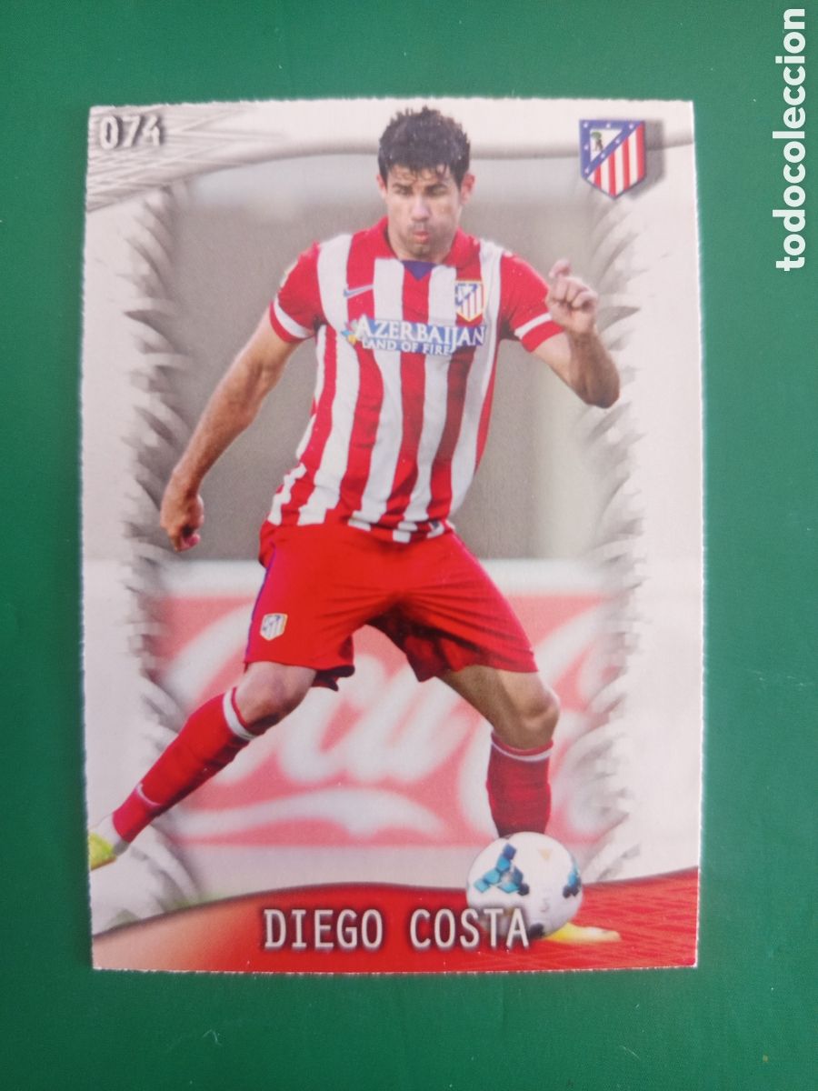 Cromos de F&uacute;tbol: ❇️ CROMO ⚽ DIEGO COSTA ATL&Eacute;TICO DE MADRID 74 FICHAS LIGA QUIZ GAME 2014 13 14 2013 MUNDICROMO ❇️