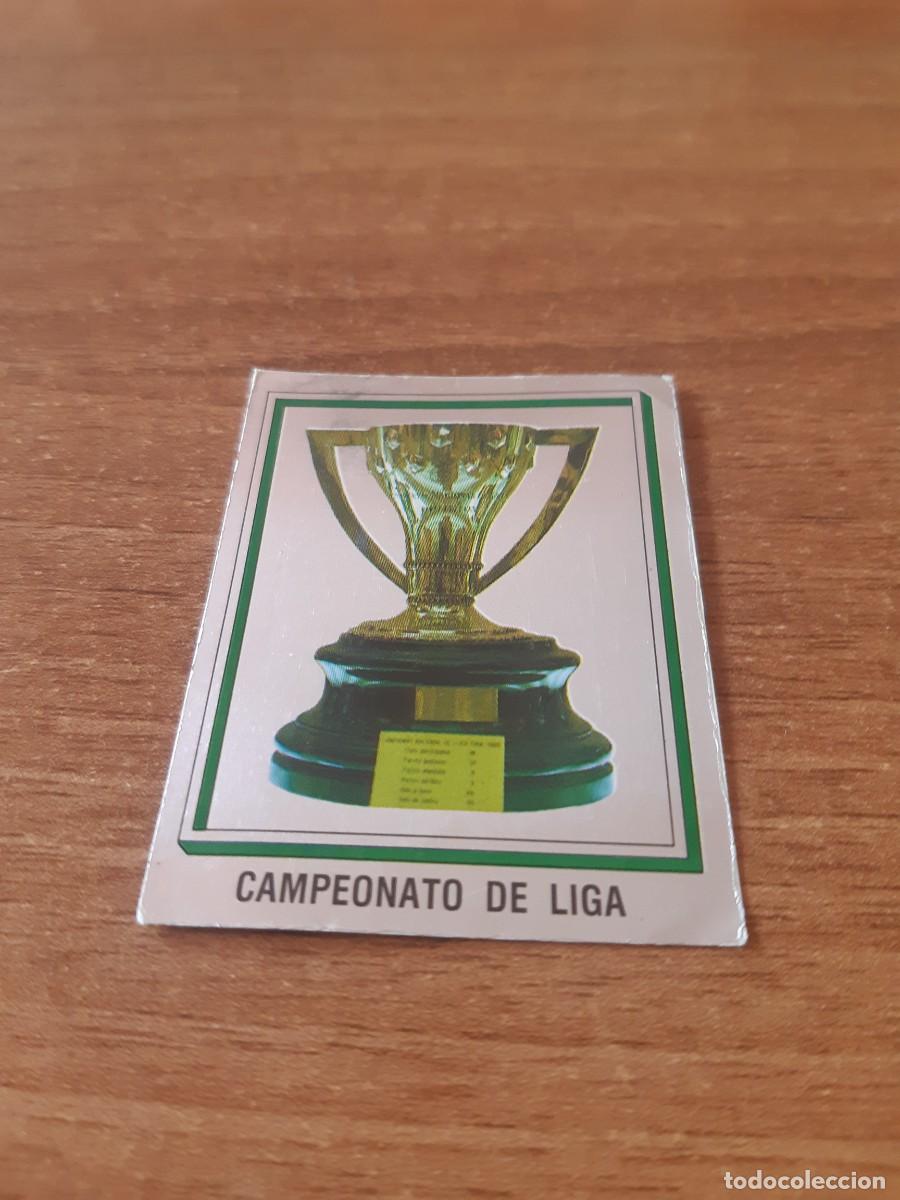 Football Stickers: N&deg;408 Trofeo Campeonato de Liga F&Uacute;TBOL 88 PANINI. Nunca pegado, sin pegar
