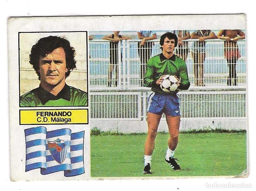 Cromos de F&uacute;tbol: ED. ESTE -- LIGA 82-83 --FERNANDO ( M&Aacute;LAGA ) -- COLOCA