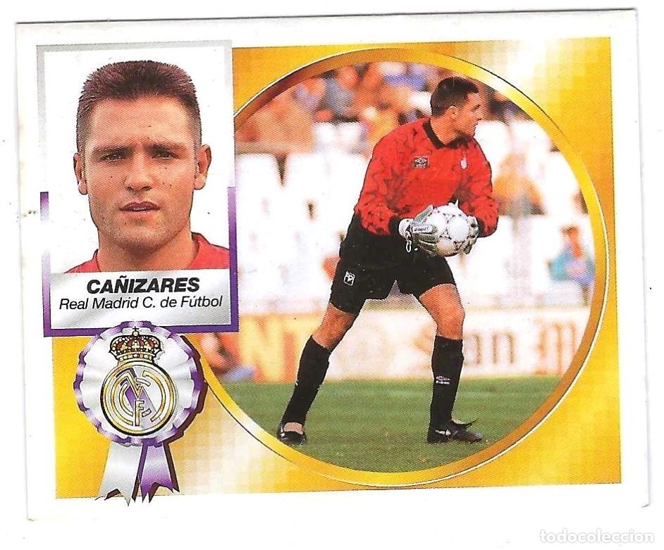 Cromos de F&uacute;tbol: ED. ESTE -- LIGA 94-95 -- CA&Ntilde;IZARES ( R. MADRID ) -- VERSI&Oacute;N ZAMARRA ROJA
