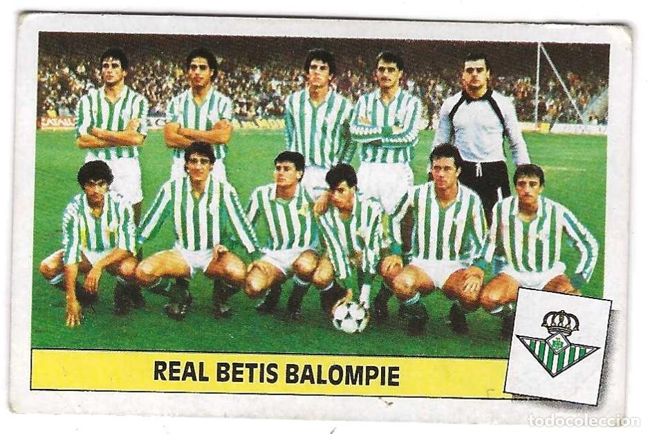 Cromos de F&uacute;tbol: ED. ESTE -- LIGA 86-87 -- EQUIPO DEL BETIS + GABINO + ITO + PARRA
