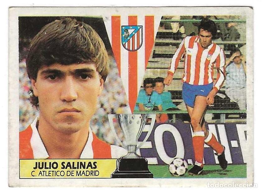 Cromos de F&uacute;tbol: ED. ESTE -- LIGA 87-88 -- JULIO SALINAS ( AT. MADRID )