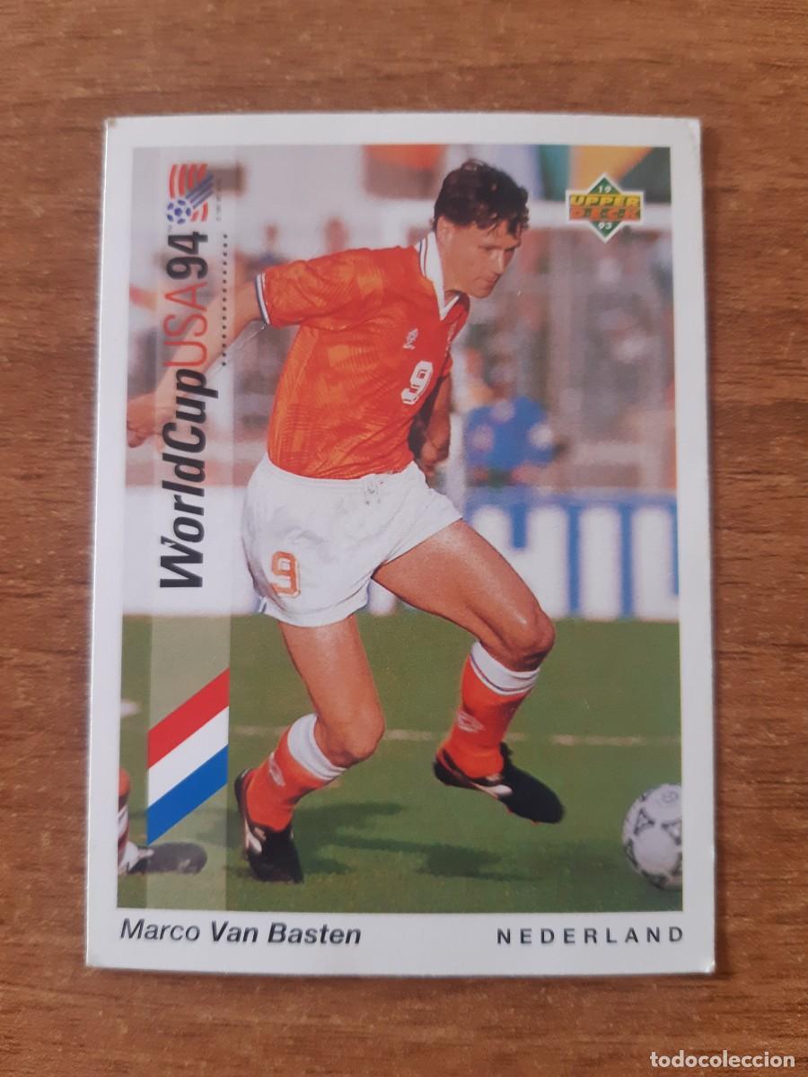 Cromos de F&uacute;tbol: N&deg;36 MARCO VAN BASTEN NEDERLAND HOLANDA WORLD CUP USA 94 UPPER DECK