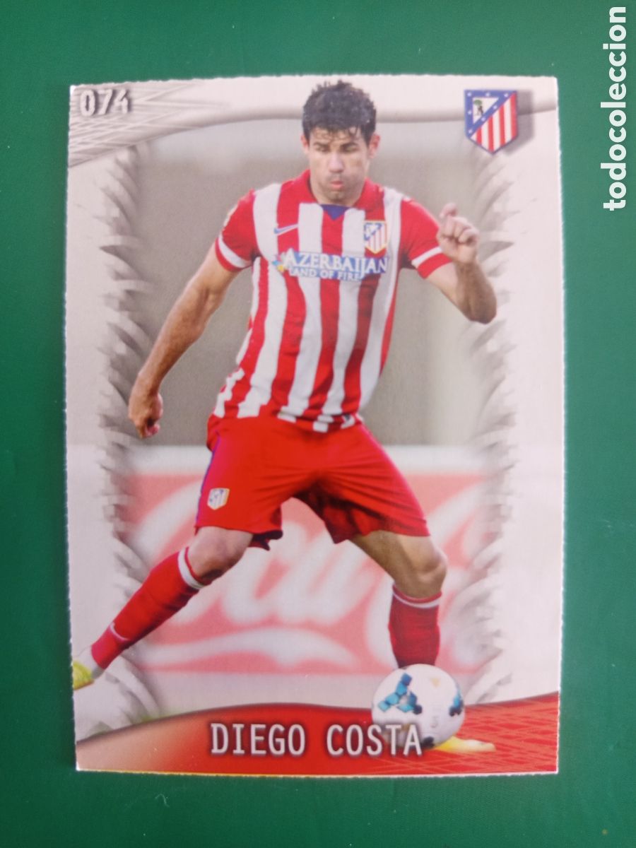 Cromos de F&uacute;tbol: ❇️ CROMO ⚽ DIEGO COSTA ATL&Eacute;TICO DE MADRID 74 FICHAS LIGA QUIZ GAME 2014 13 14 2013 MUNDICROMO ❇️