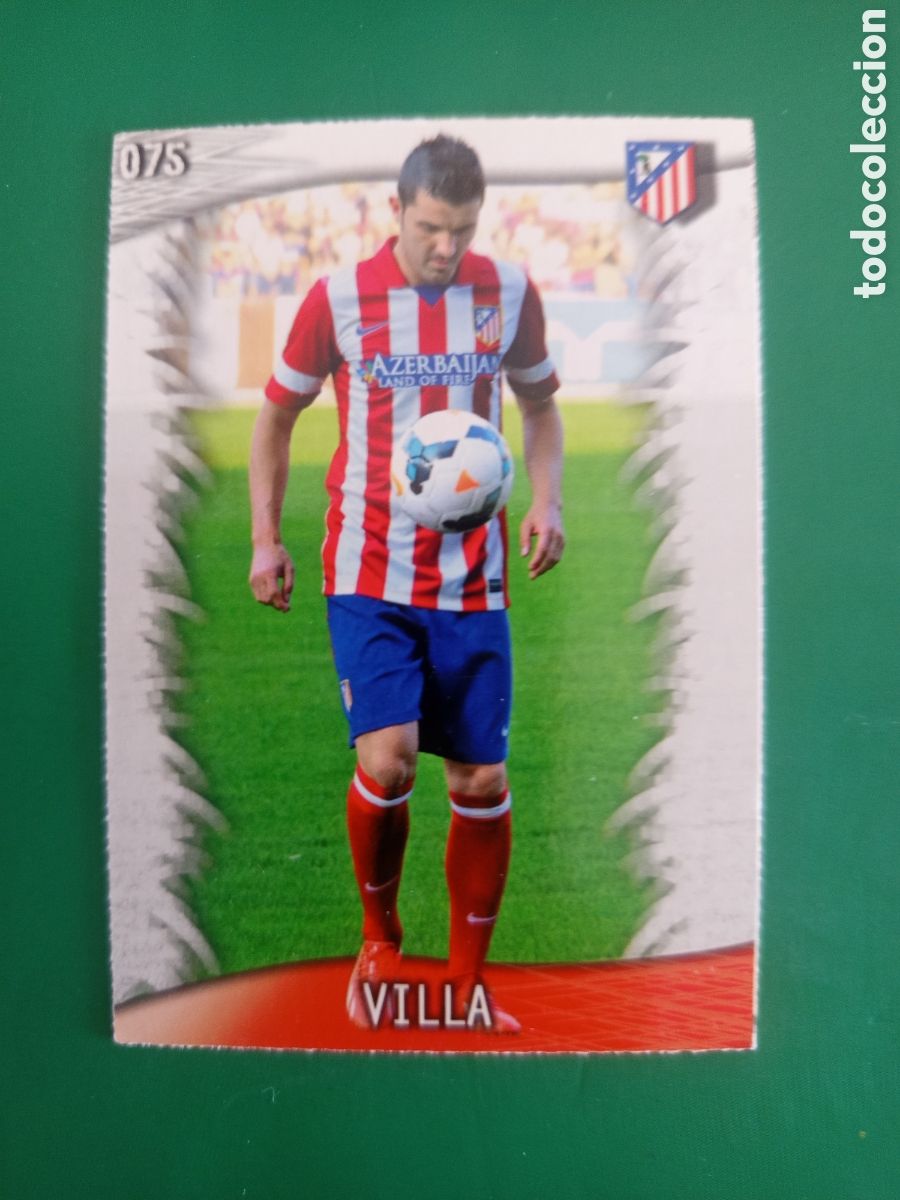 Cromos de F&uacute;tbol: ❇️ CROMO ⚽ VILLA ATL&Eacute;TICO DE MADRID 75 FICHAS LIGA QUIZ GAME 2014 13 14 2013 2014 MUNDICROMO ❇️