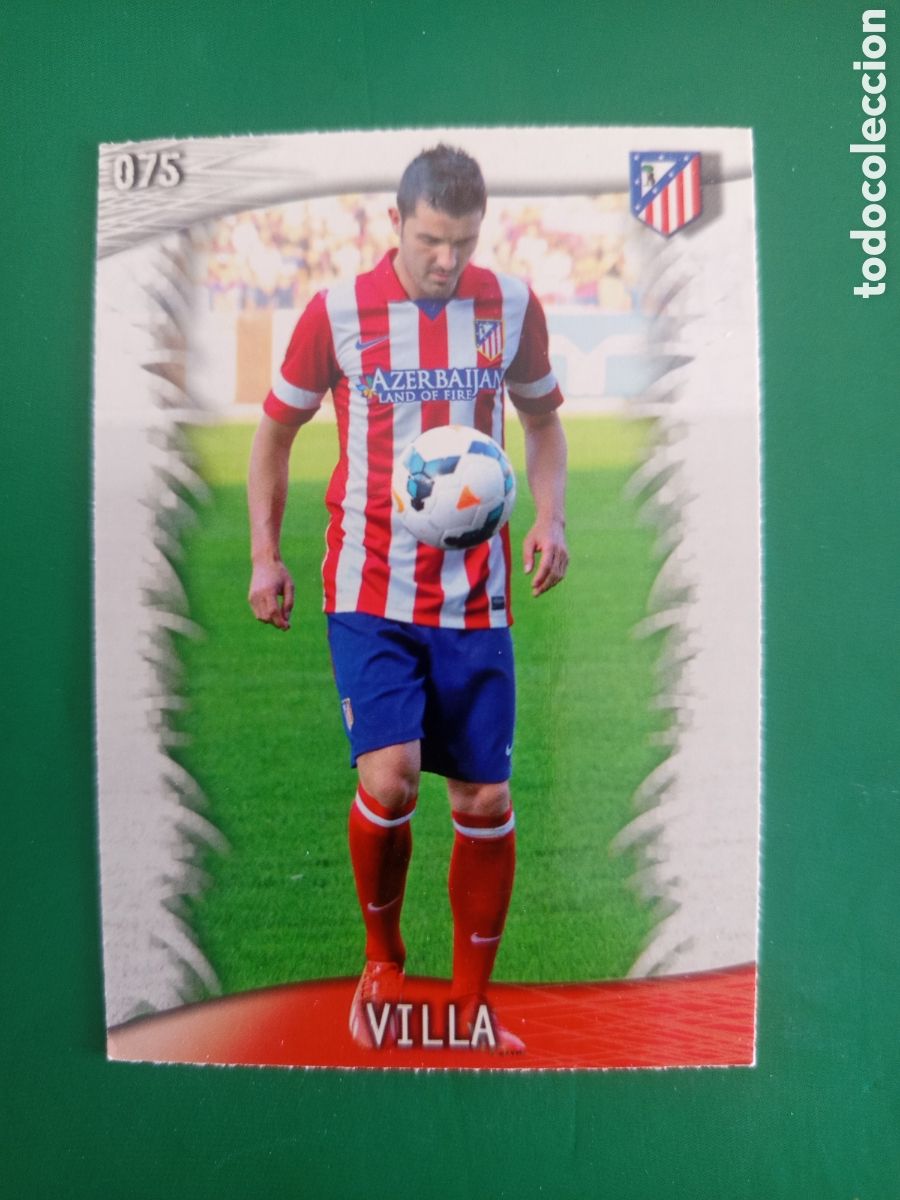 Cromos de F&uacute;tbol: ❇️ CROMO ⚽ VILLA ATL&Eacute;TICO DE MADRID 75 FICHAS LIGA QUIZ GAME 2014 13 14 2013 2014 MUNDICROMO ❇️