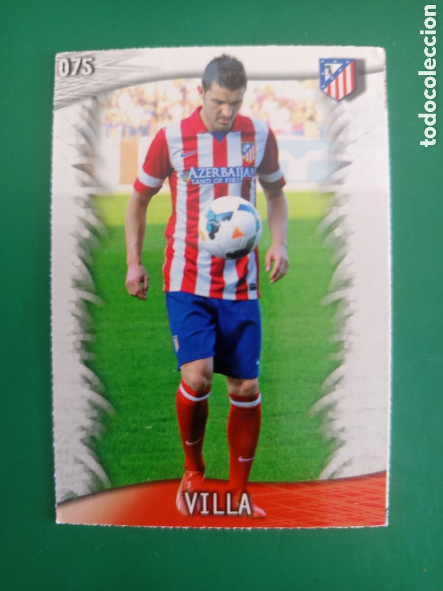 Cromos de F&uacute;tbol: ❇️ CROMO ⚽ VILLA ATL&Eacute;TICO DE MADRID 75 FICHAS LIGA QUIZ GAME 2014 13 14 2013 2014 MUNDICROMO ❇️