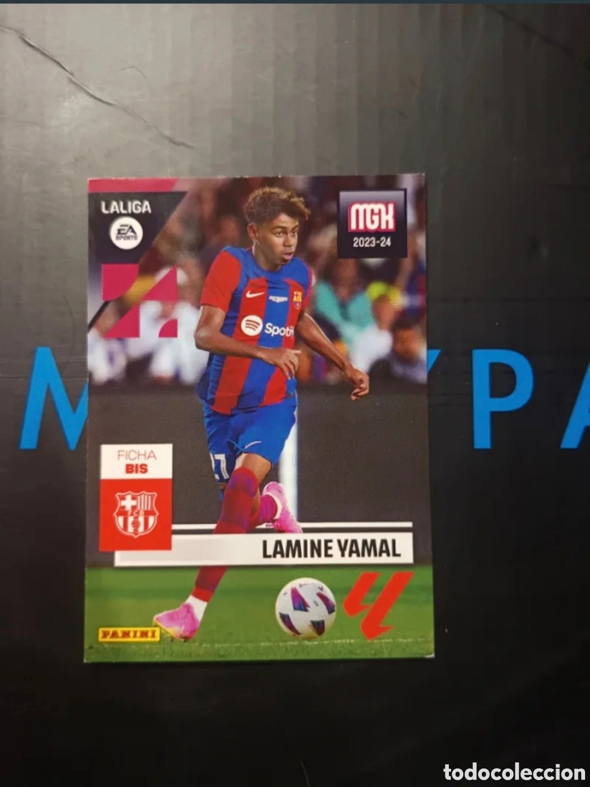 Cromos de F&uacute;tbol: LAMINE YAMAL ROOKIE CARD (FICHA BIS 108) 2023-24 &ndash; LA JOYA M&Aacute;S BUSCADA DEL MOMENTO