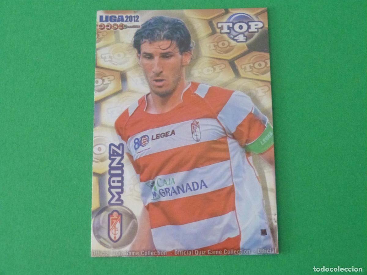 Cromos de F&uacute;tbol: TRADING CARD FUTBOL MAINZ GRANADA C.F. BRILLO DORADO LISO N&ordm; 567 TOP MUNDICROMO 2011-2012/11-12