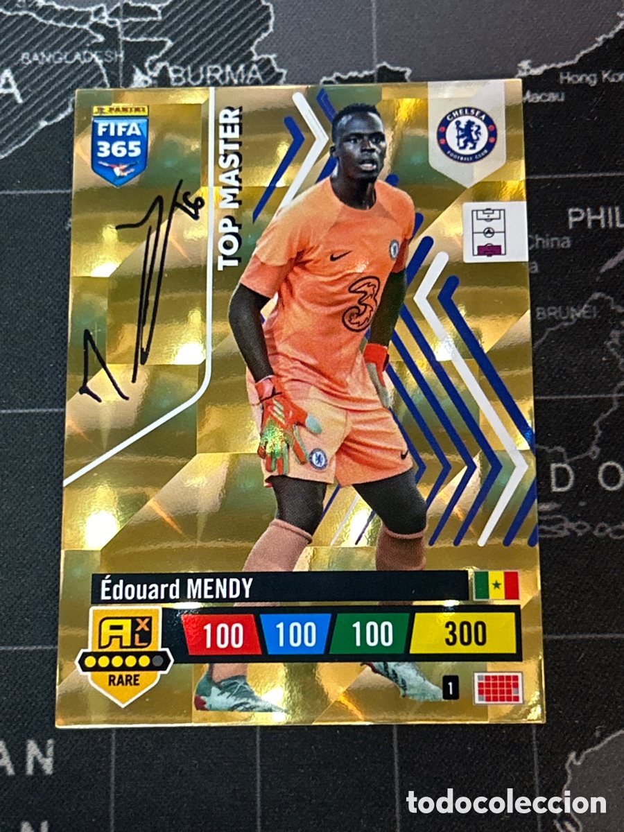 Cromos de F&uacute;tbol: 1 EDOUARD MENDY (CHELSEA) TOP MASTER PANINI ADRENALYN XL FIFA 365 2023 23