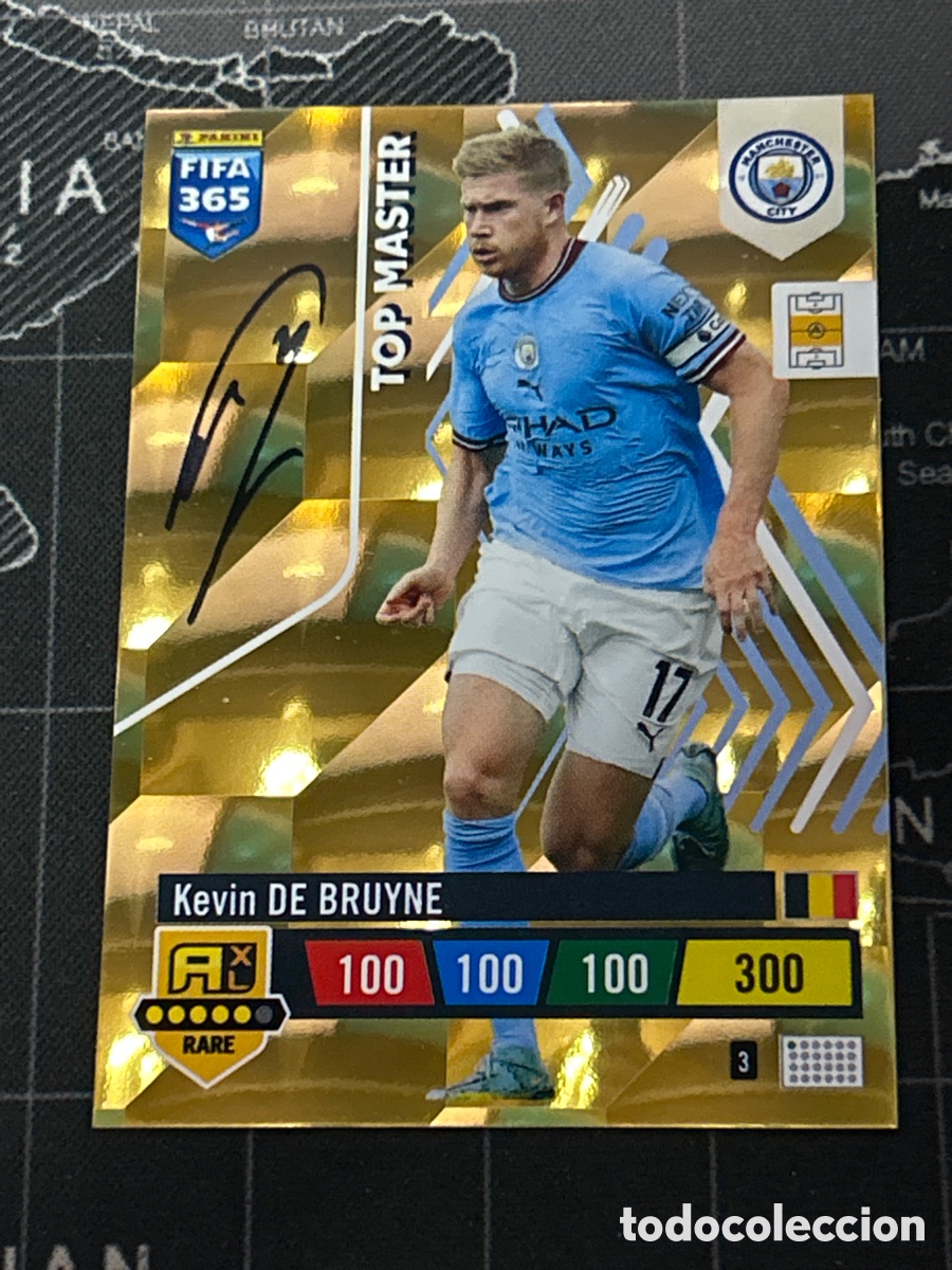 Fu&szlig;ball-Sticker: 3 KEVIN DE BRUYNE (MANCHESTER CITY) TOP MASTER PANINI ADRENALYN XL FIFA 365 2023 23