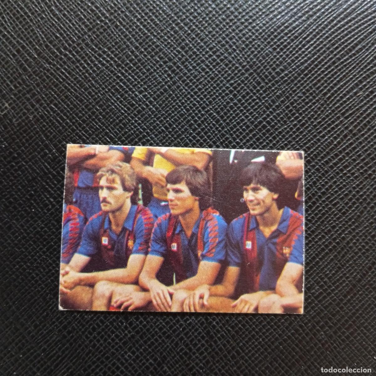 Fu&szlig;ball-Sticker: PLANTILLA BARCA BARCELONA CAMPEON 84 85 CROMO FUTBOL 1984 1985 - SIN PEGAR- A156 PG37