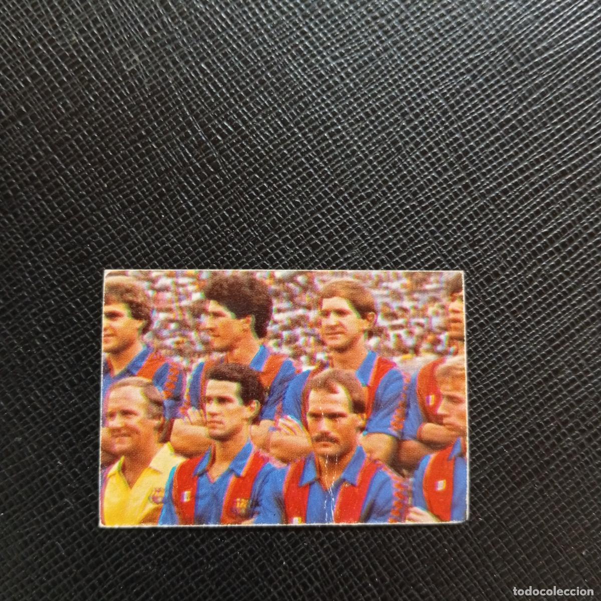 Fu&szlig;ball-Sticker: PLANTILLA BARCA BARCELONA CAMPEON 84 85 CROMO FUTBOL 1984 1985 - SIN PEGAR- A156 PG37