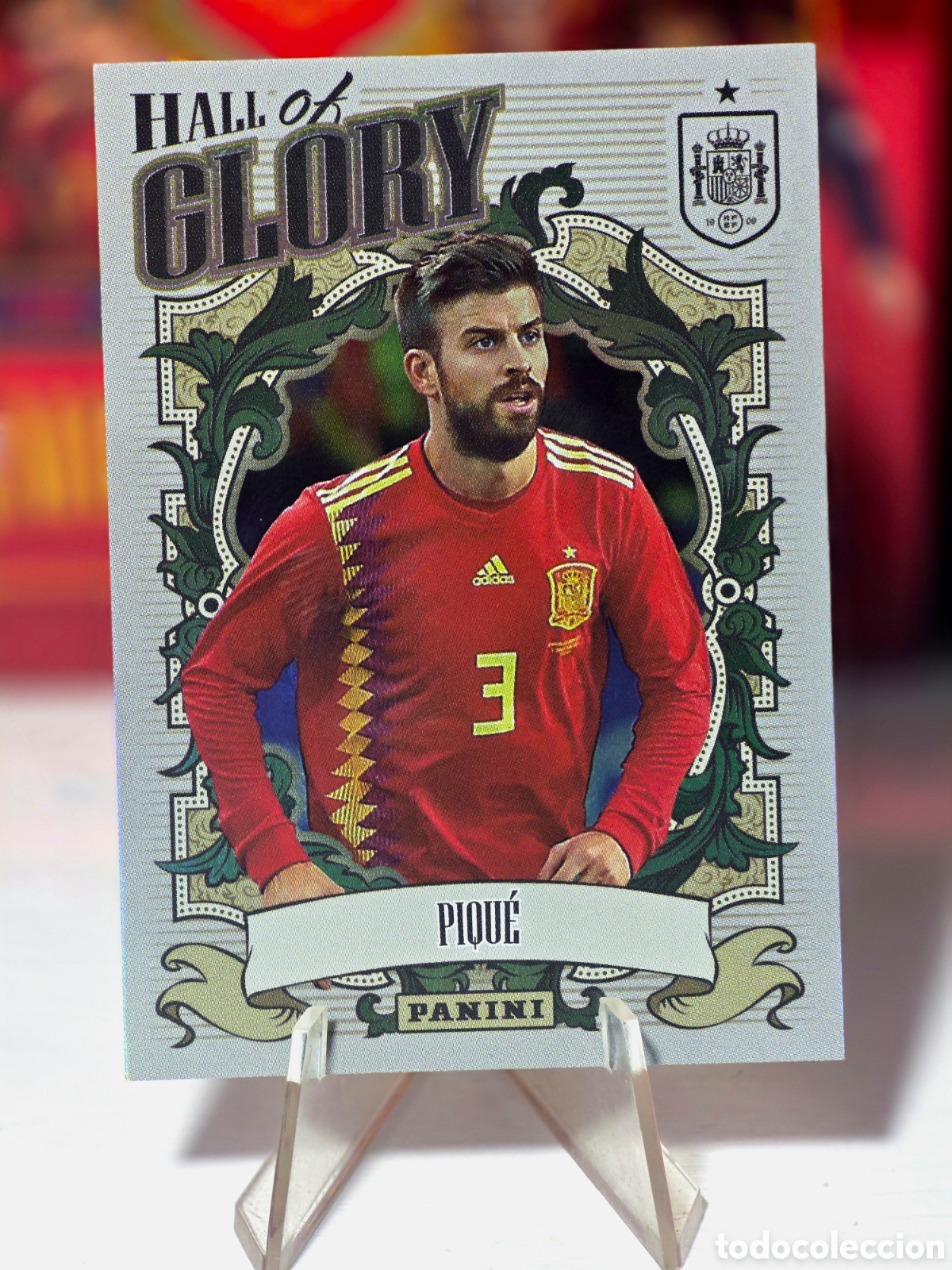 Cromos de F&uacute;tbol: Gerard Pique Hall of Glory Tributo Panini Selecci&oacute;n Espa&ntilde;ola (2010-2026) Vamos Campeones