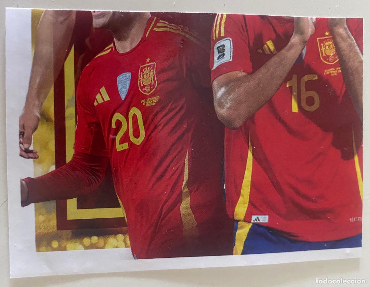 Cromos de F&uacute;tbol: Cromo / Sticker n&ordm; 63 de la colecci&oacute;n Espa&ntilde;a 2026 de Carrefour y Panini Family. Buen estado.