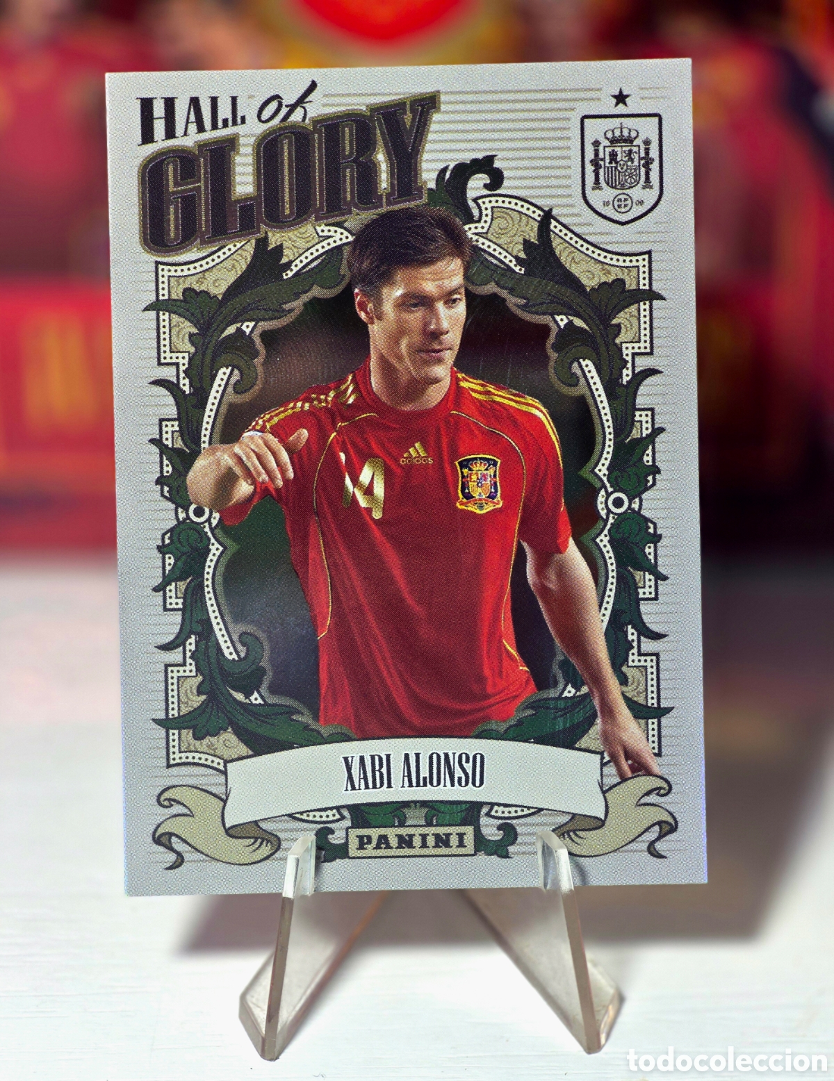 Cromos de F&uacute;tbol: Xabi Alonso Hall of Glory Tributo Panini Selecci&oacute;n Espa&ntilde;ola (2010-2026) Vamos Campeones
