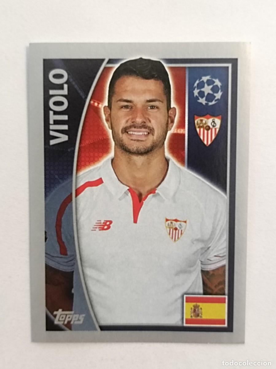 Cromos de F&uacute;tbol: #272 VITOLO (SEVILLA) UEFA CHAMPIONS LEAGUE 2015/2016 TOPPS