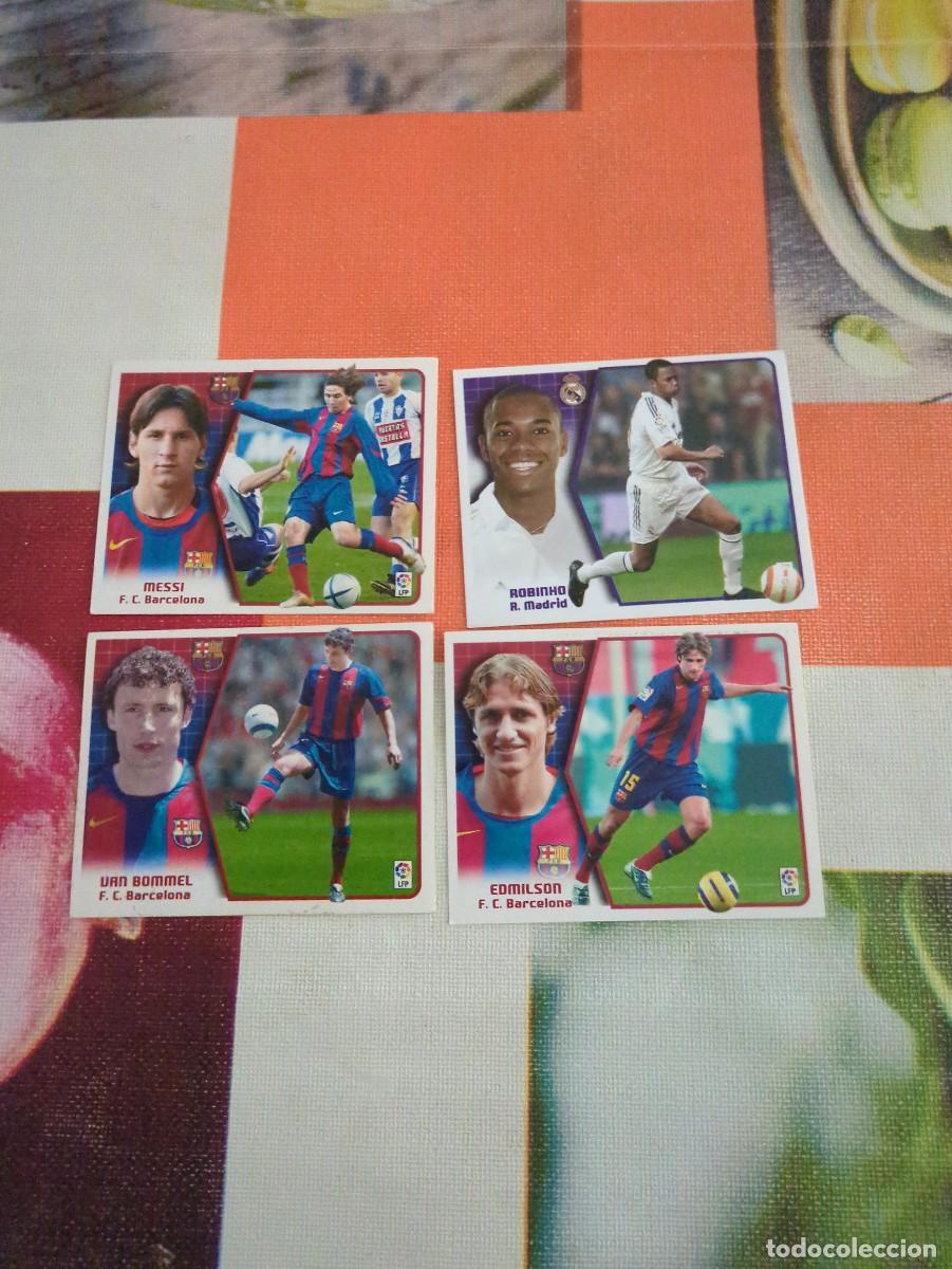 Cromos de F&uacute;tbol: Cromos este 05/06 3 cromos del Bar&ccedil;a y uno del Madrid con 2UF