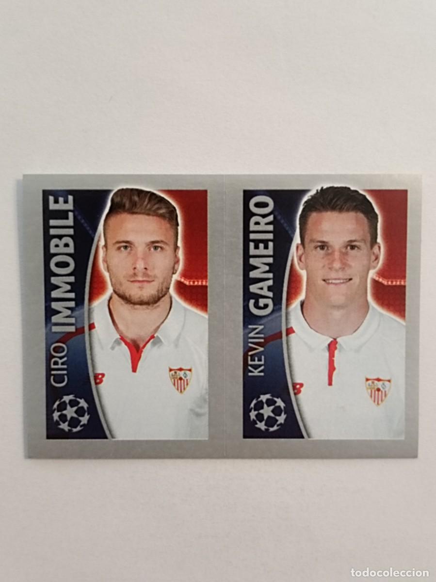 Cromos de F&uacute;tbol: #277 IMMOBILE-GAMEIRO (SEVILLA) UEFA CHAMPIONS LEAGUE 2015/2016 TOPPS
